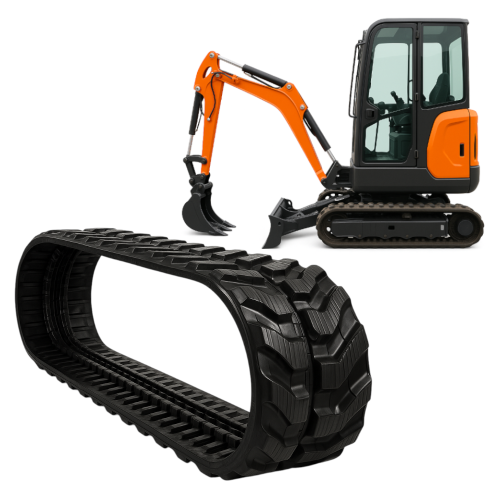 GĄSIENICA GUMOWA DO MINIKOPARKI HOLANDIA VMT 230x48x66 DAEWOO DOOSAN DX18