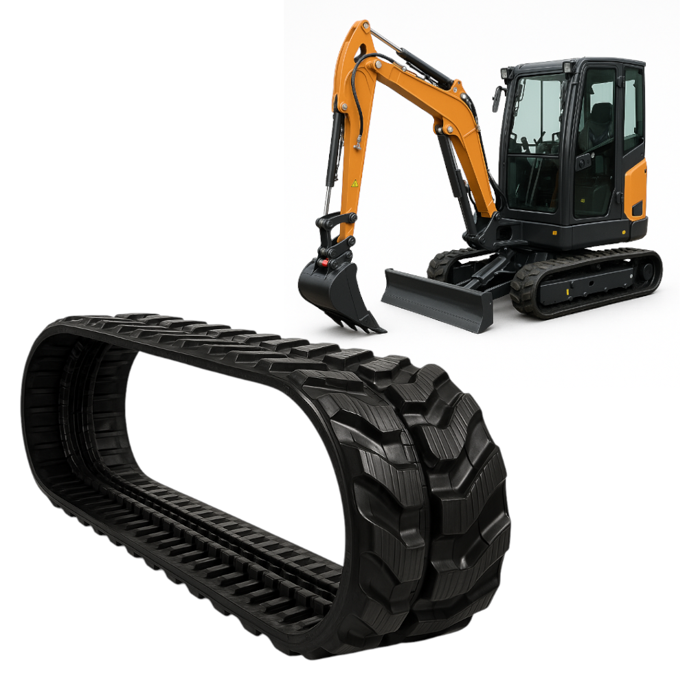 GĄSIENICA GUMOWA DO MINIKOPARKI HOLENDERSKA VMT 230x48x70 CASE CX17