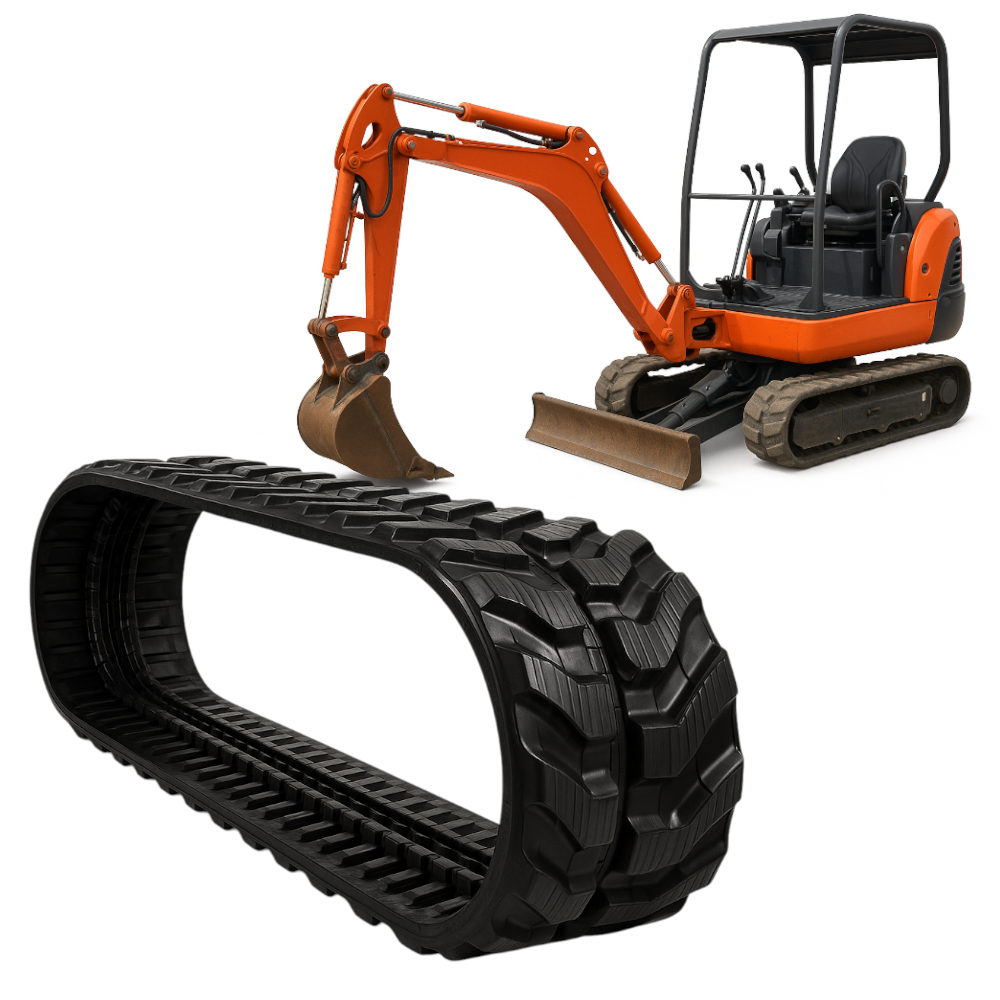 GĄSIENICA GUMOWA DO MINIKOPARKI HOLENDERSKA VMT 230x96x33 FIAT HITACHI FH17