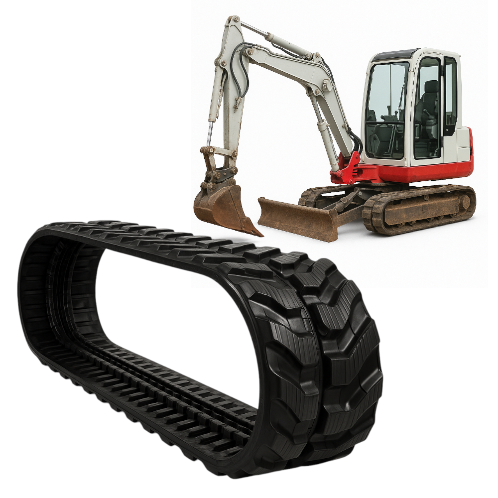 GĄSIENICA GUMOWA DO MINIKOPARKI HOLENDERSKA VMT 300x52.5x78W TAKEUCHI TB125