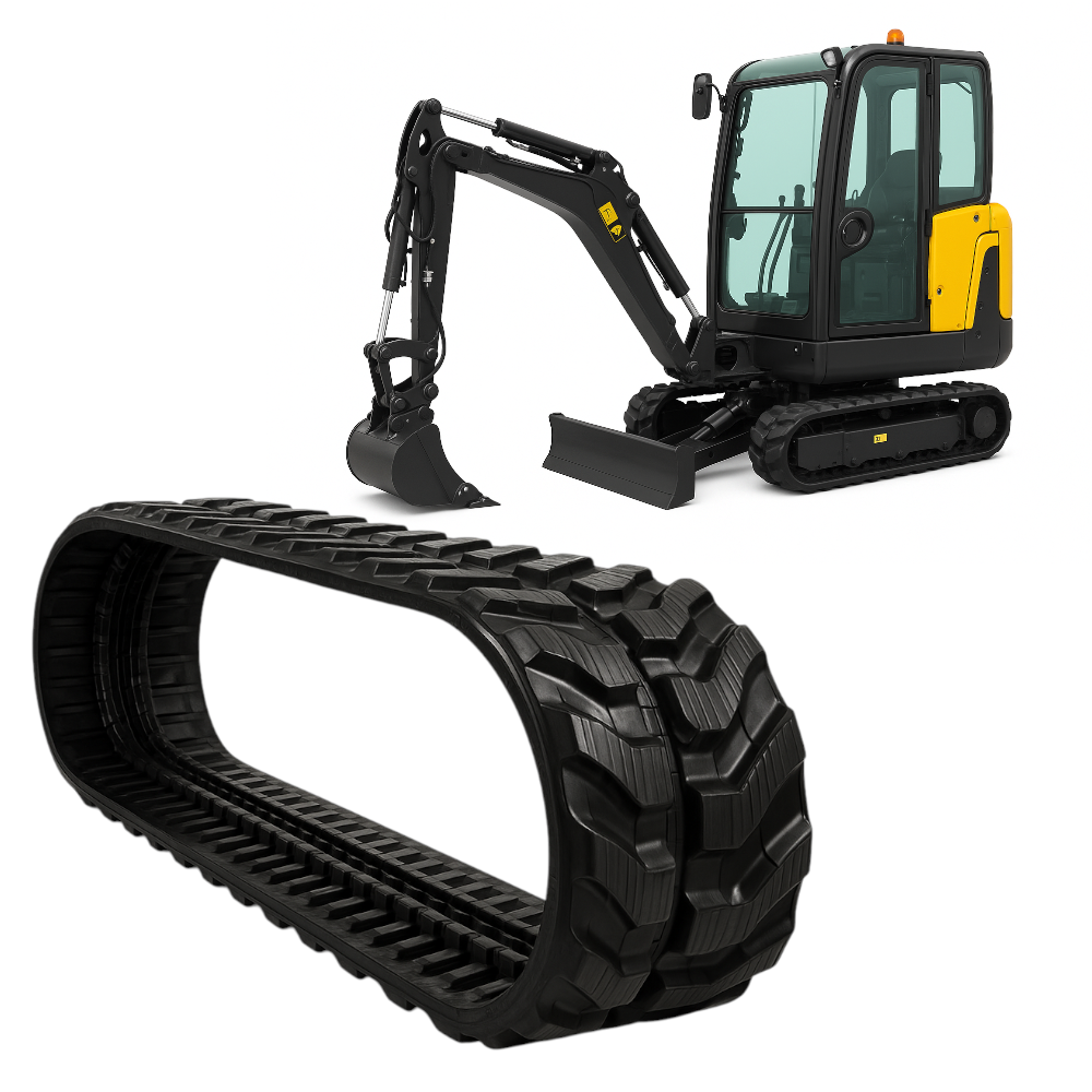 GĄSIENICA GUMOWA HOLENDERSKA VMT DO MINIKOPARKI 230x48x72 VOLVO ECR18