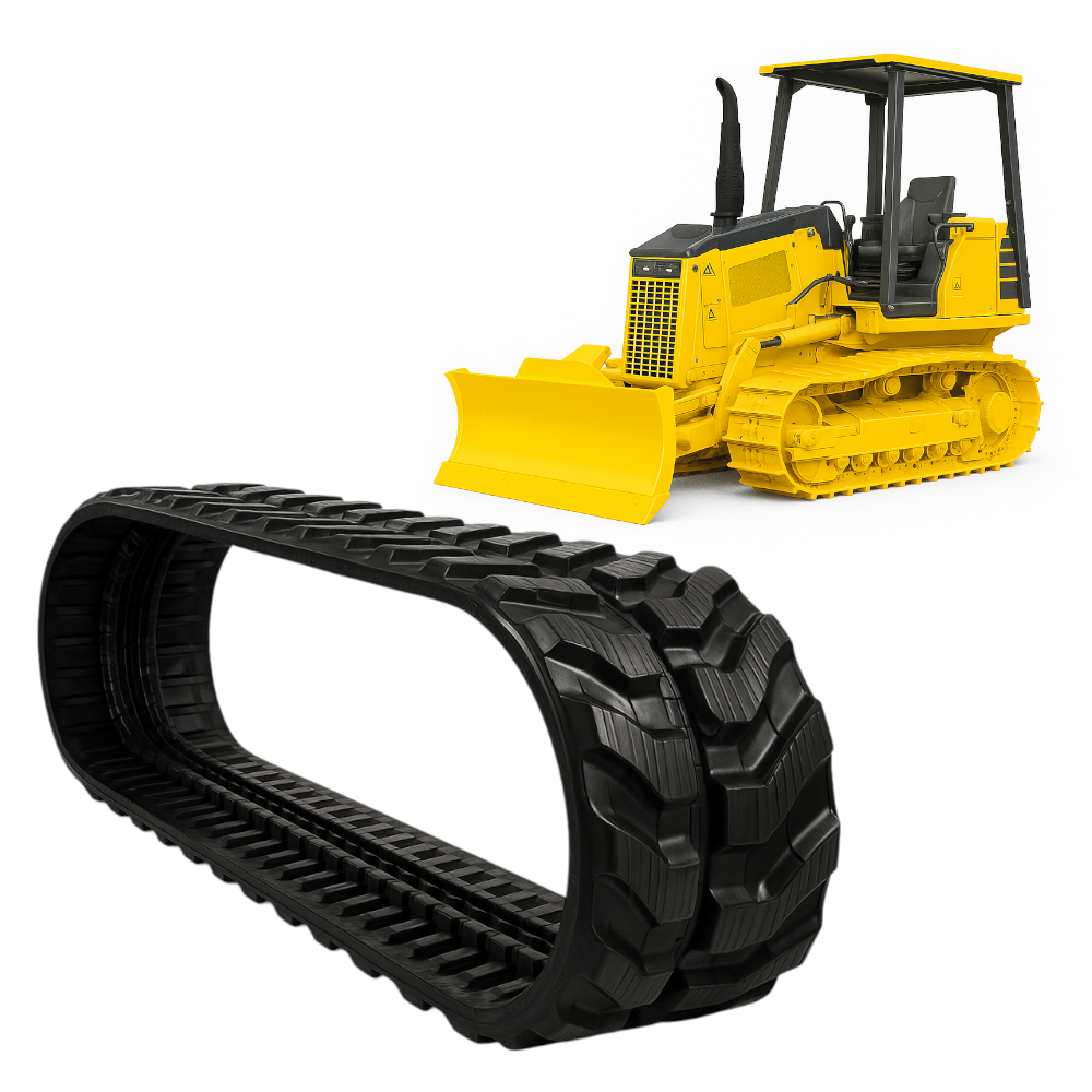 GĄSIENICA GUMOWA DO KOPARKI KOMATSU D27 300X52,5X80N