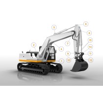 TULEJA KOMATSU PC210NLC-11 POZYCJA 11A