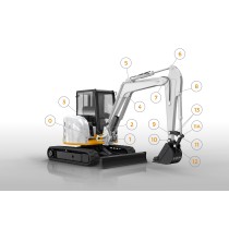 TULEJE YANMAR VIO50 POZYCJA 10