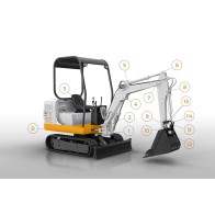 ZESTAW NAPRAWCZY KOMATSU PC30R-8_KOM 03