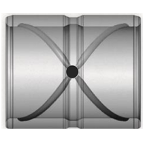 TULEJA 35X45X50 SMAROWANA SPIRALNIE Z ROWKIEM